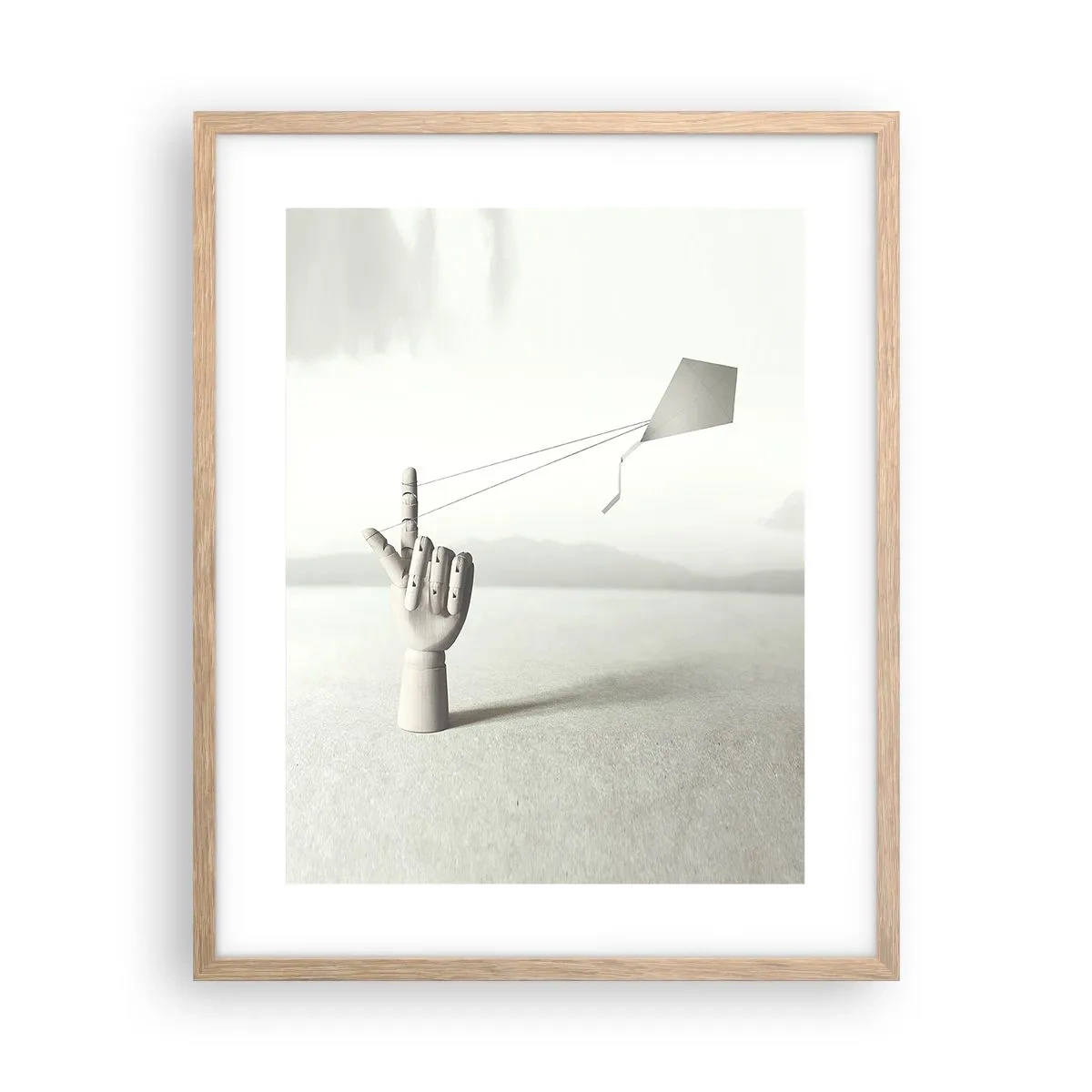 Plakat w ramie jasny dąb - Próba sił - 40x50 cm