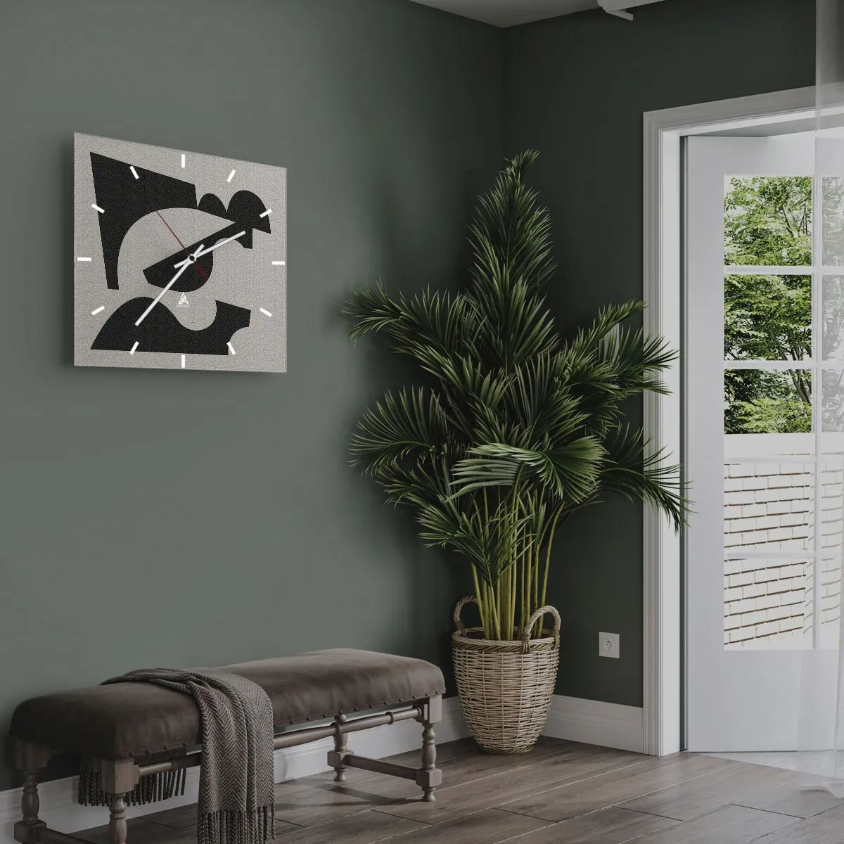 Zegar ścienny - Do samodzielnego składania - 40x40 cm