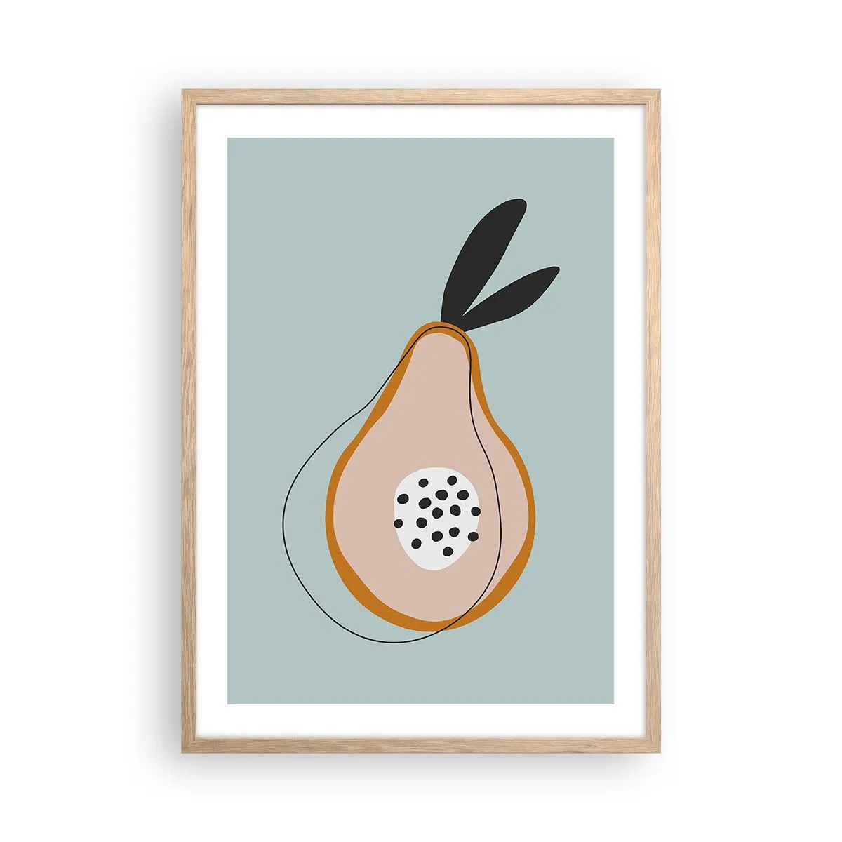 Plakat w ramie jasny dąb - Przeniknąć w naturę rzeczy - 50x70 cm