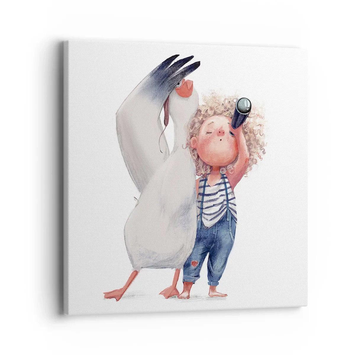 Obraz na płótnie - Plan wielkiej podróży - 40x40 cm