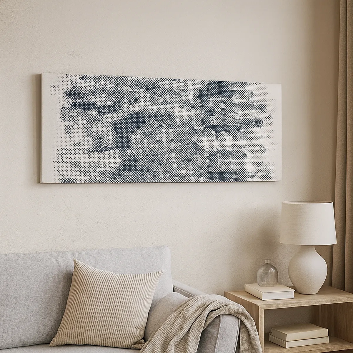 Obraz na płótnie - Mglista kompozycja - 30x30 cm