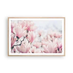 Plakat w ramie jasny dąb - Ideał subtelności - 91x61 cm