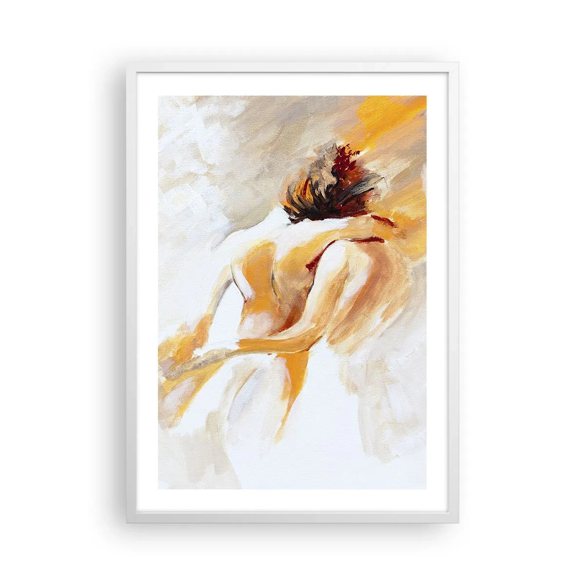 Plakat w białej ramie - W niebie bliskości - 50x70 cm