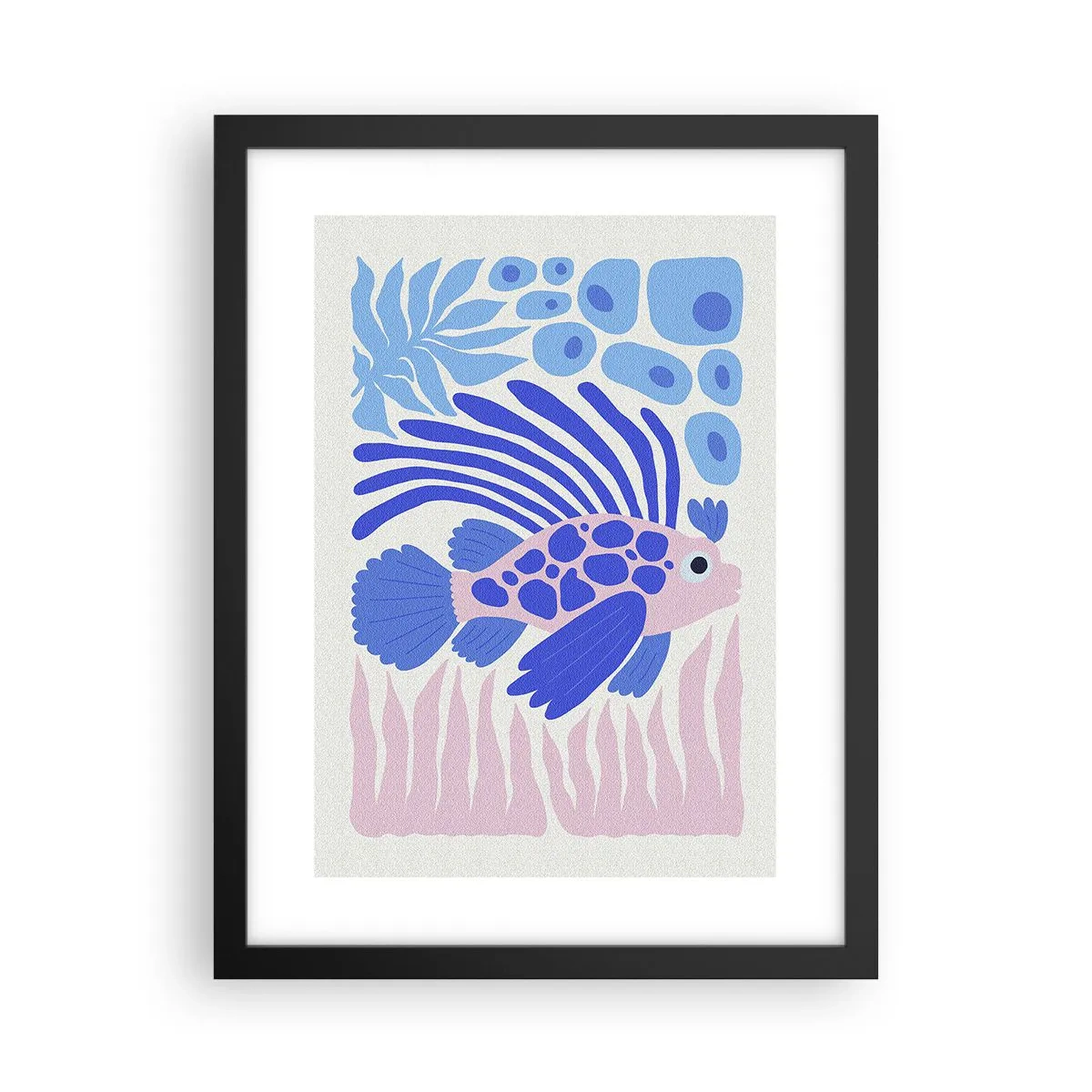 Plakat w czarnej ramie - W swoim żywiole - 30x40 cm