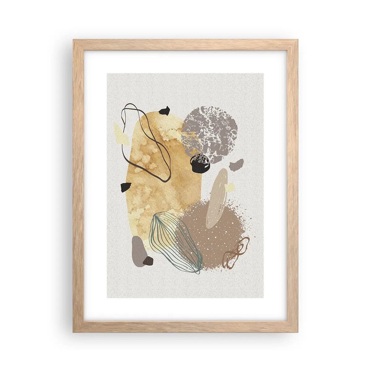 Plakat w ramie jasny dąb - Plumkologia stosowana - 30x40 cm