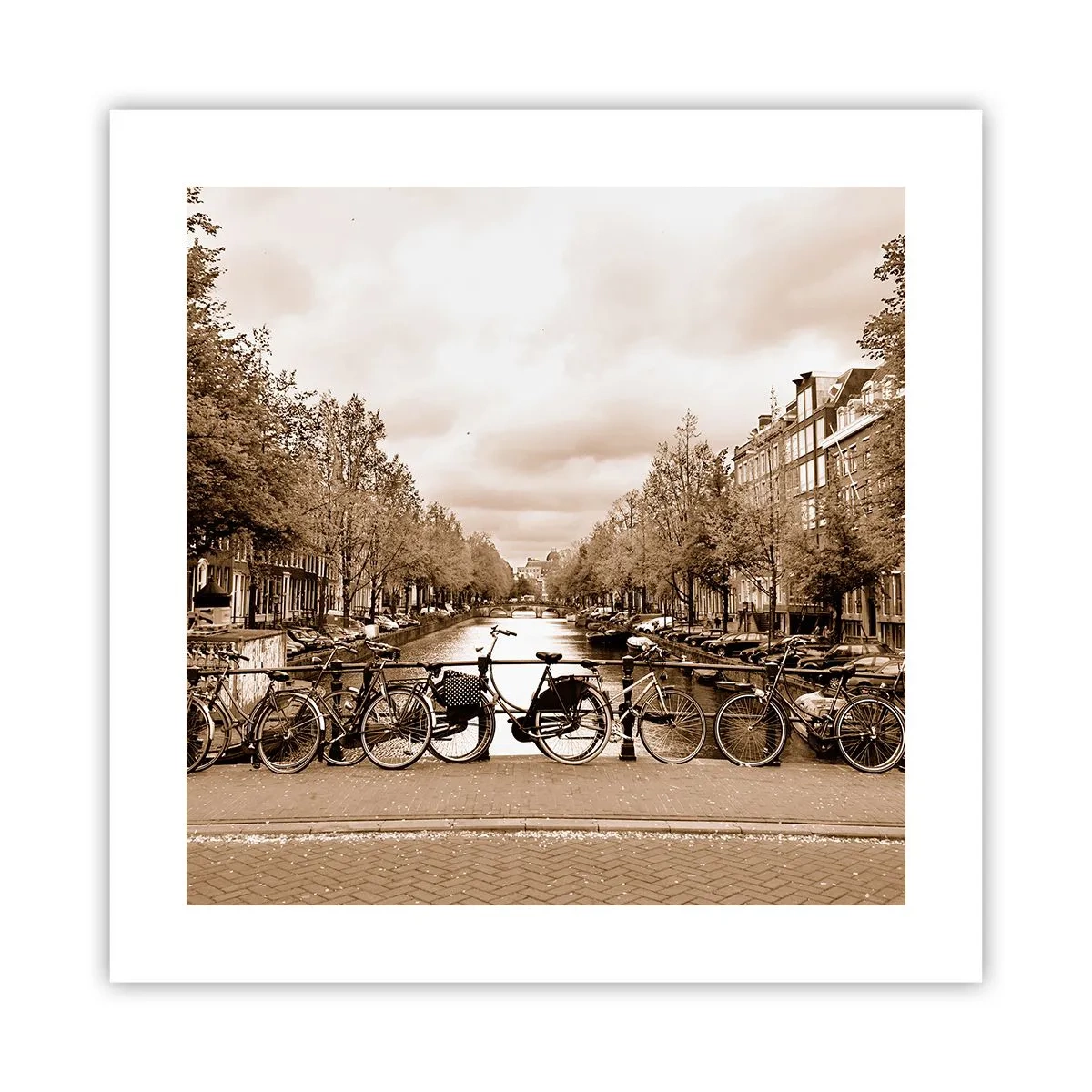 Plakat - Holenderskie klimaty - 40x40 cm