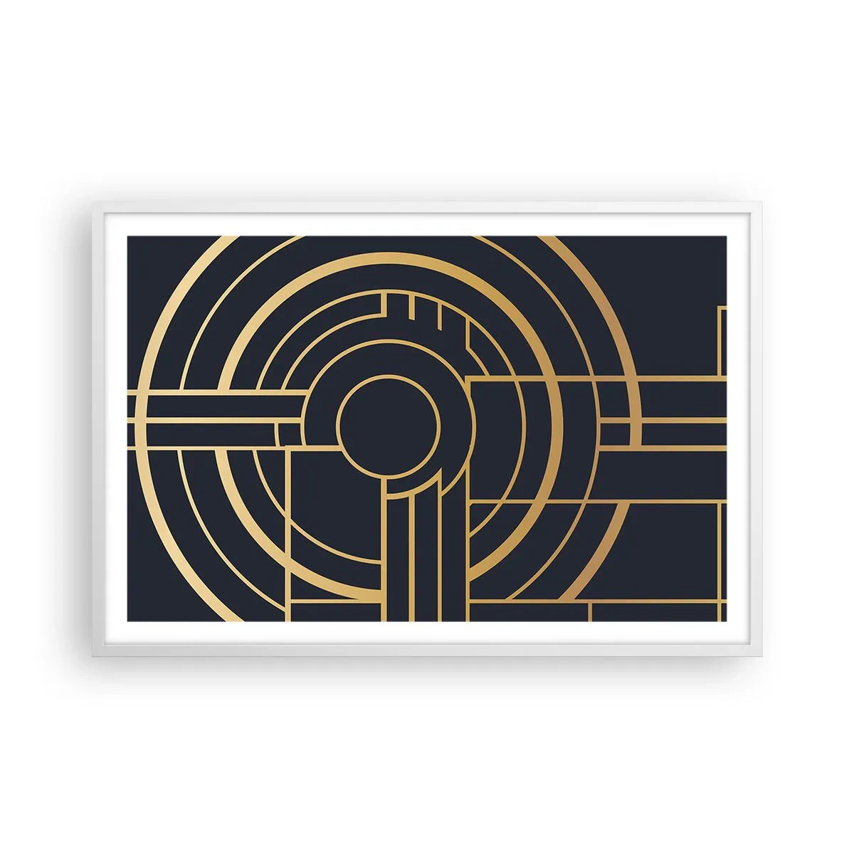 Plakat w białej ramie - Obroty rzeczy - 91x61 cm