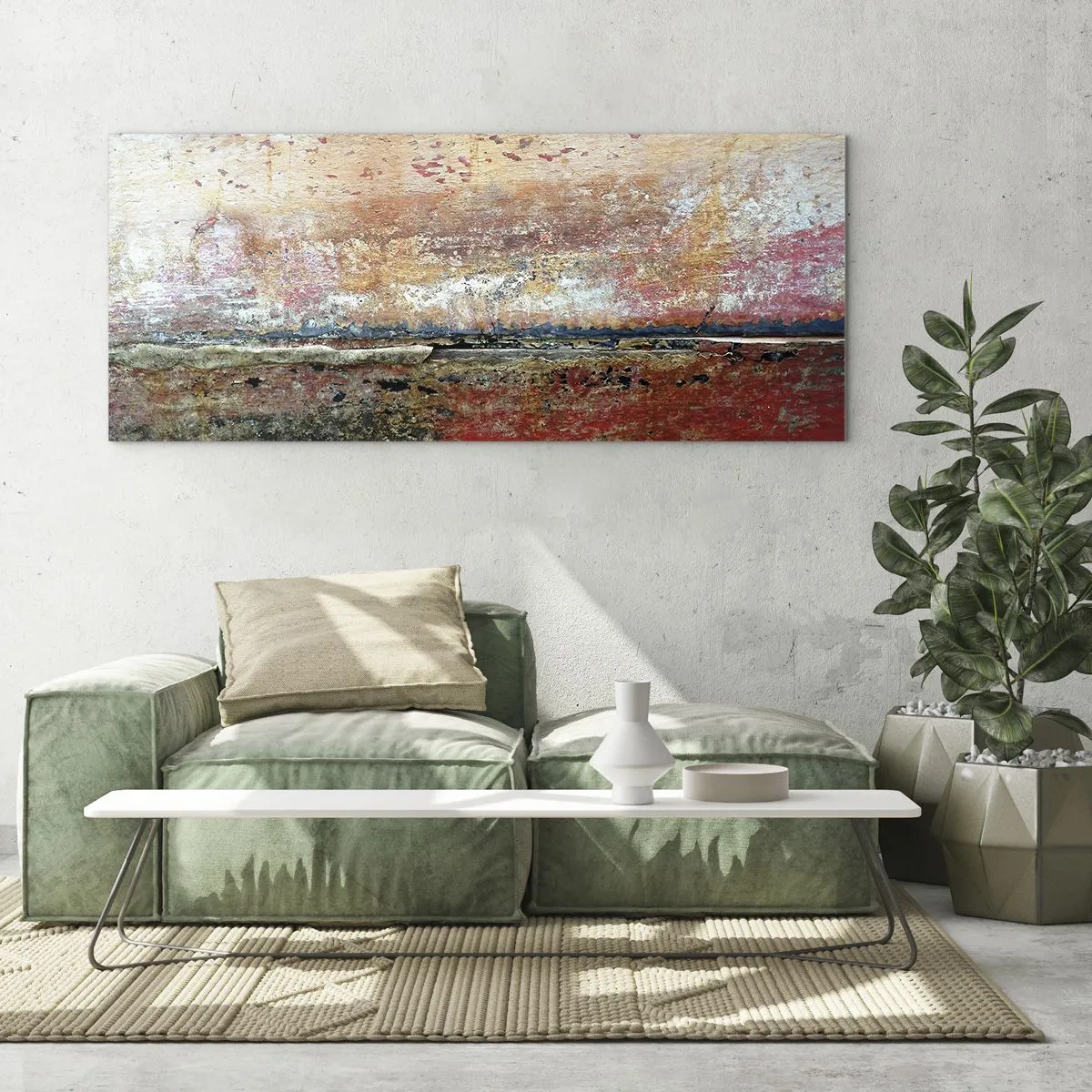 Obraz na szkle - Może to morze - 100x40 cm