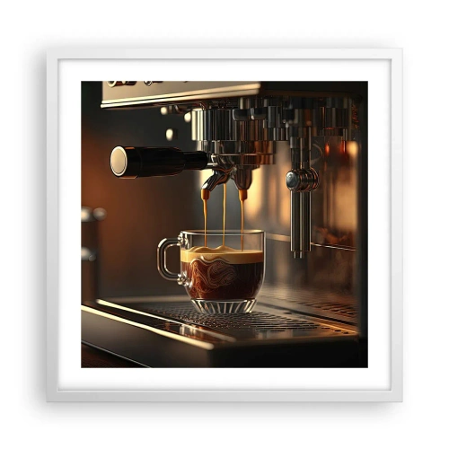 Plakat w białej ramie - Zmysłowa mikstura - 50x50 cm