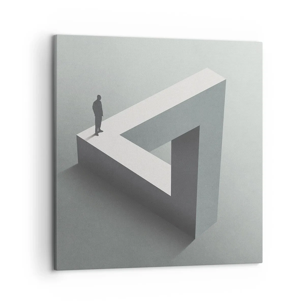 Obraz na płótnie - A jednak możliwe - 50x50 cm