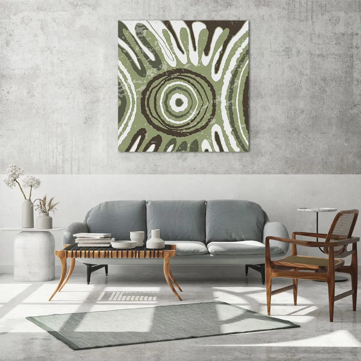 Obraz na szkle - Eksplozja emocji - 70x70 cm