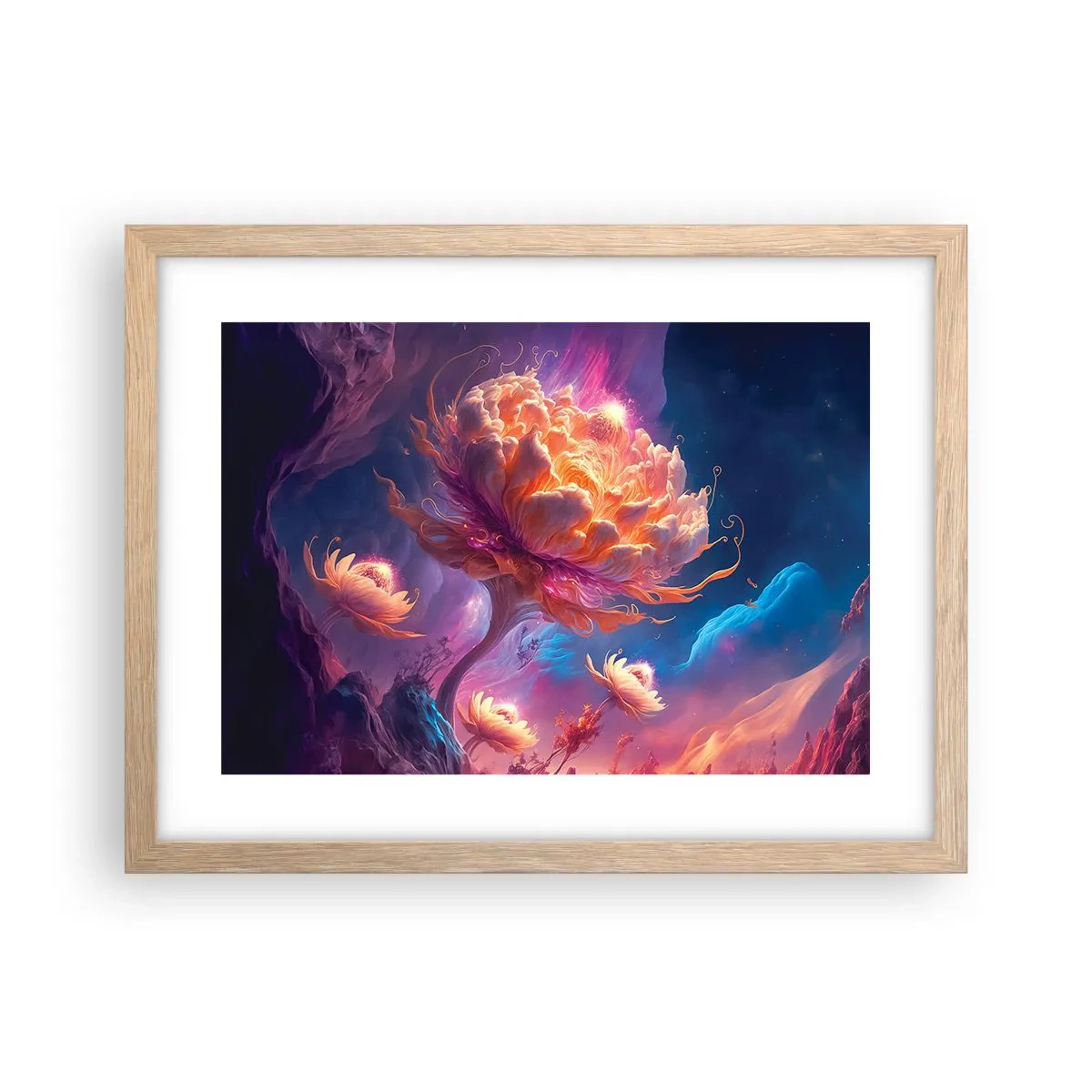 Plakat w ramie jasny dąb - Inny świat - 40x30 cm