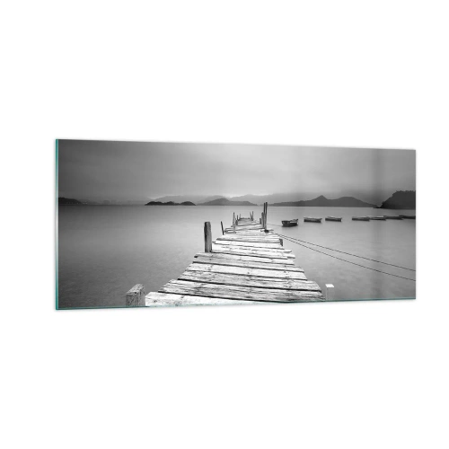 Obraz na szkle - Za górami, za morzami - 100x40 cm