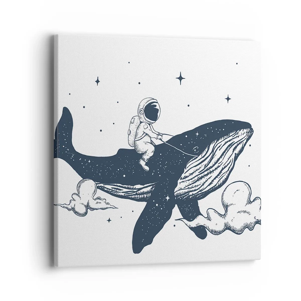 Obraz na płótnie - Kosmiczna przygoda - 40x40 cm