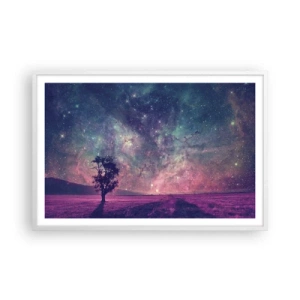 Plakat w białej ramie - Pod magicznym niebem - 91x61 cm