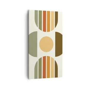 Obraz na płótnie - W kolorach ziemi - 55x100 cm