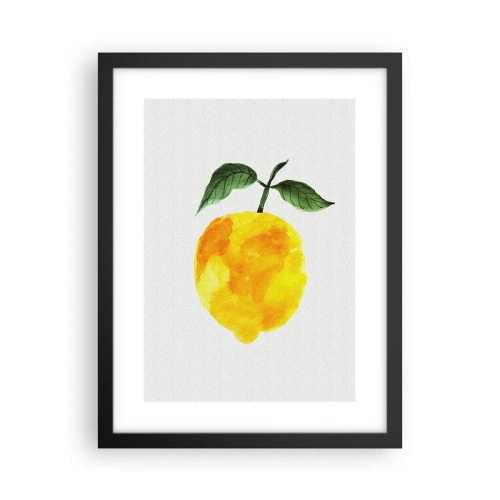 Plakat w czarnej ramie - Jak poznać smak słońca - 30x40 cm