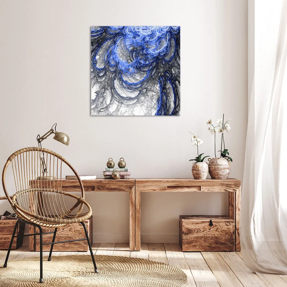 Obraz na płótnie - Narodziny fali - 40x40 cm