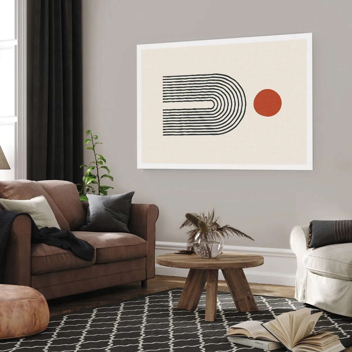 Plakat - Magnetyzm kształtów i barw - 91x61 cm