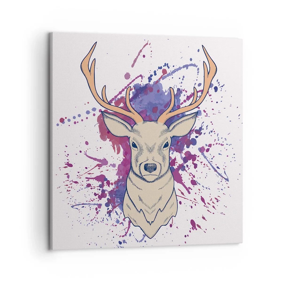 Obraz na płótnie - Odwaga i równowaga - 50x50 cm