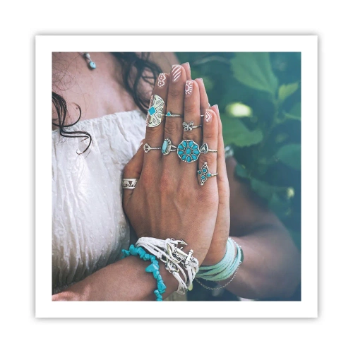 Plakat - Witaj w centrum bytu - 60x60 cm