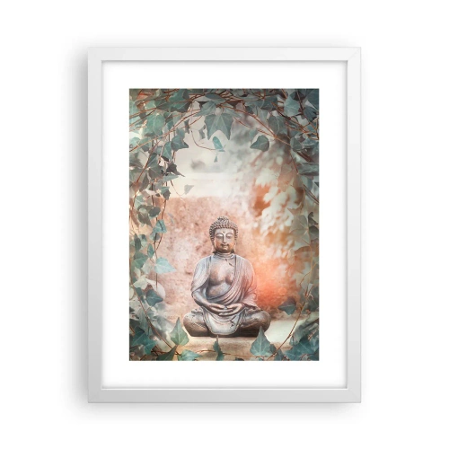 Plakat w białej ramie - Radosna harmonia - 30x40 cm