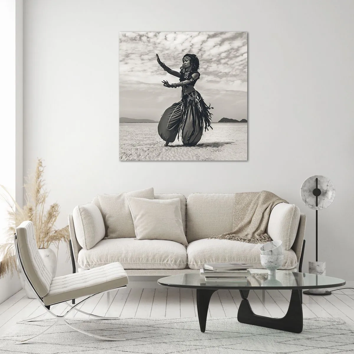 Obraz na szkle - Taniec południowych wysp - 50x50 cm