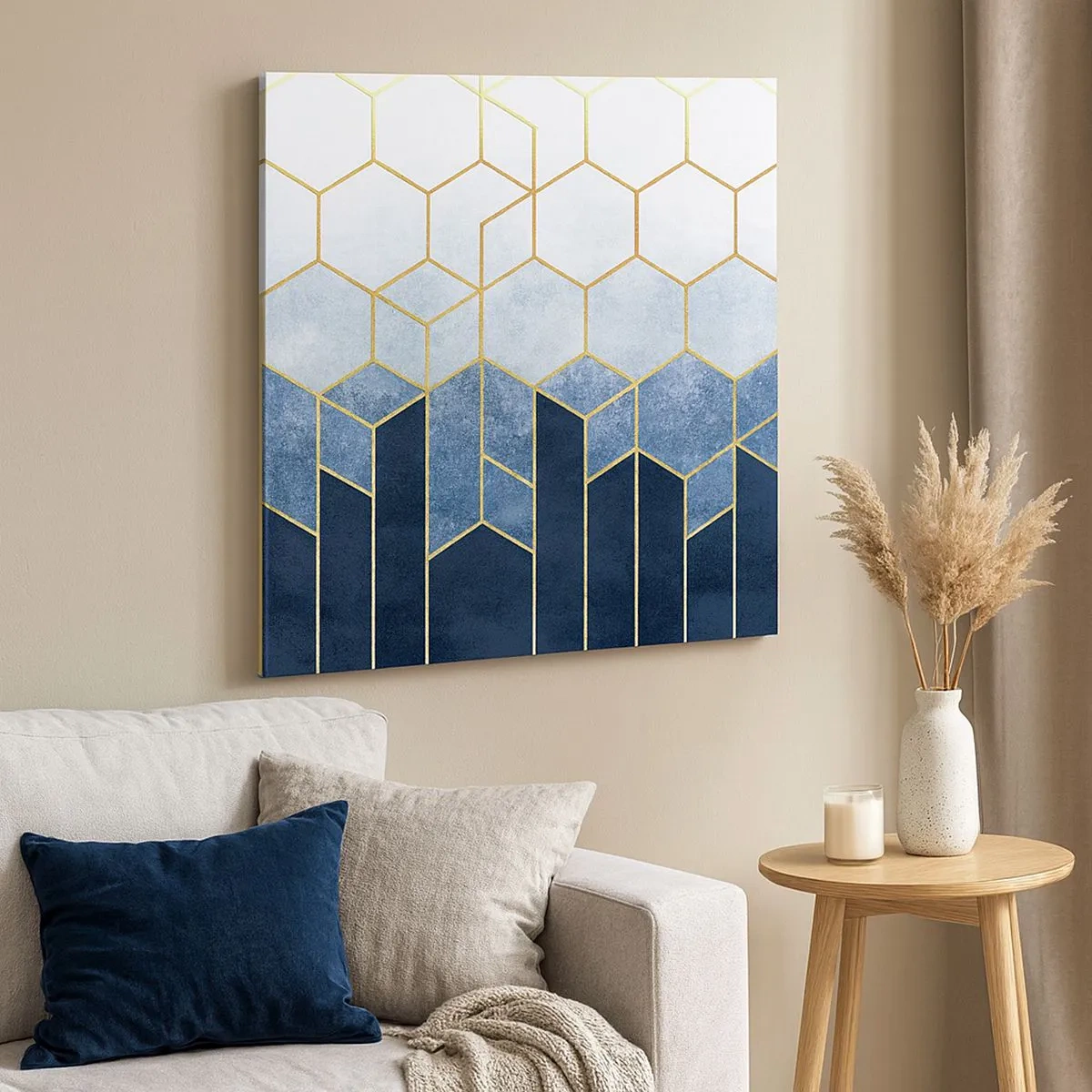 Obraz na płótnie - Kompozycja w synkopowym rytmie - 30x30 cm