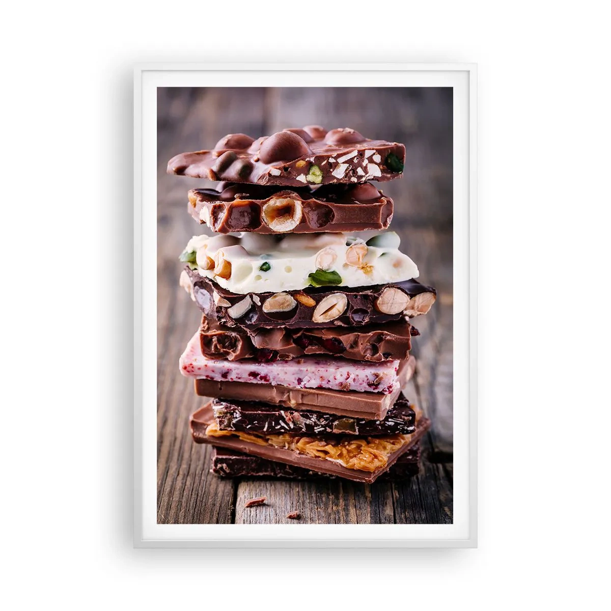 Plakat w białej ramie - Rozkoszna perspektywa - 70x100 cm