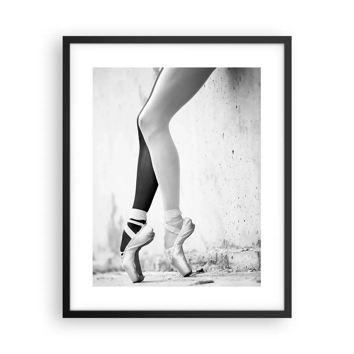 Plakat w czarnej ramie - Balerina, voila! - 40x50 cm