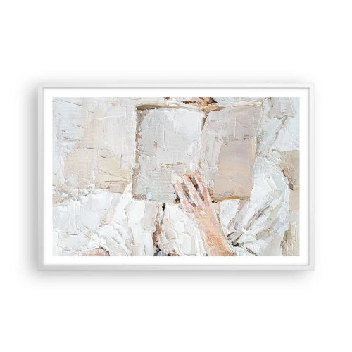 Plakat w białej ramie - W innym świecie - 91x61 cm