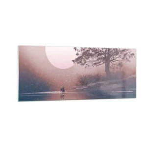 Obraz na szkle - Nocne dziwy - 100x40 cm