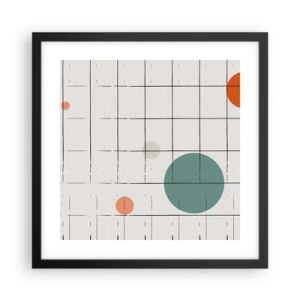 Plakat w czarnej ramie - Uwięzione. My czy one? - 40x40 cm