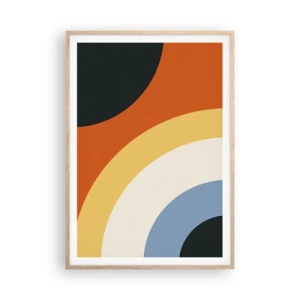 Plakat w ramie jasny dąb - Ku sobie - 70x100 cm