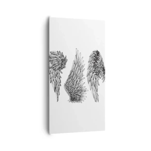 Obraz na płótnie - I ty możesz zostać aniołem - 65x120 cm