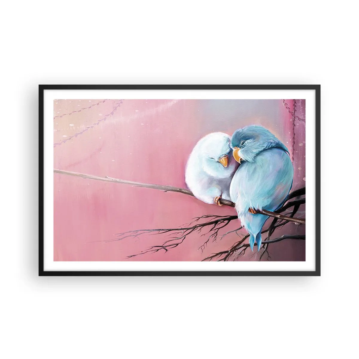 Plakat w czarnej ramie - Cóż tu dodać?… - 91x61 cm