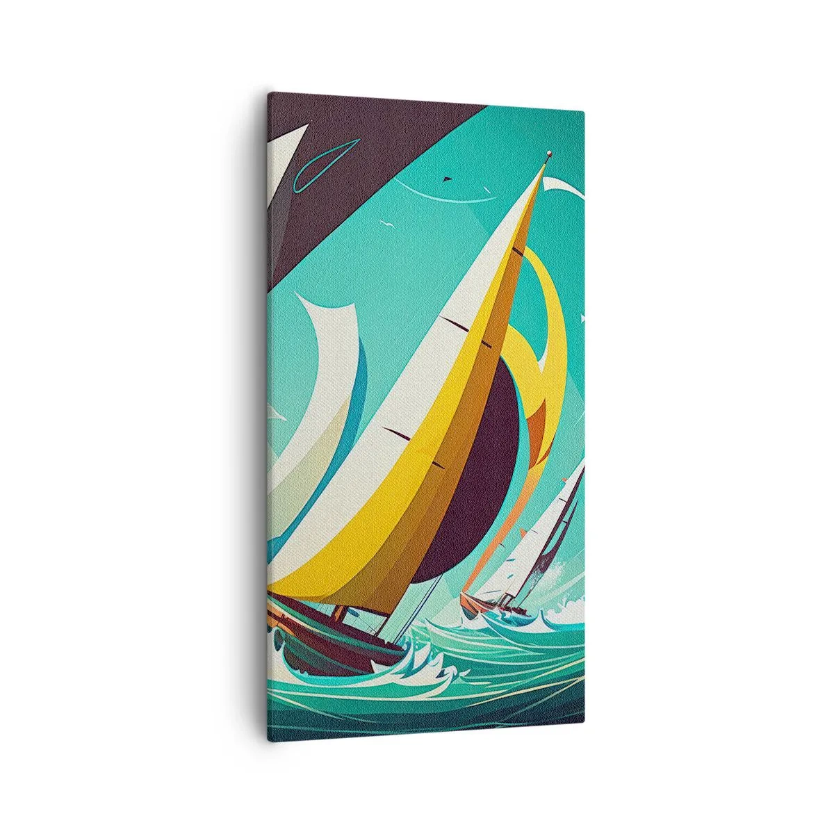 Obraz na płótnie - Z żywiołami za pan brat - 55x100 cm