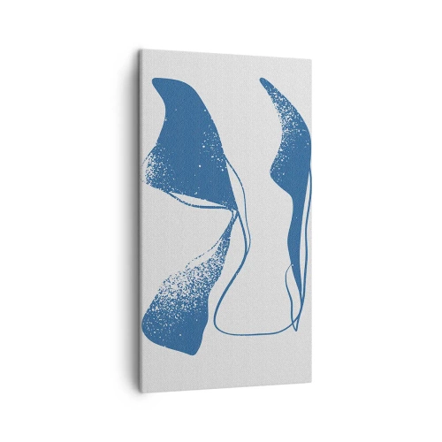 Obraz na płótnie - Abstrakcja uskrzydlona - 45x80 cm