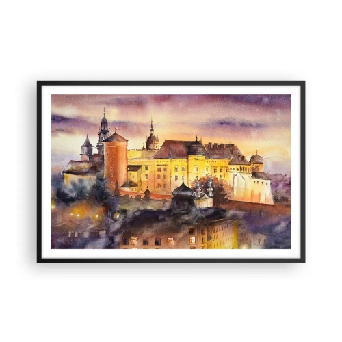 Plakat w czarnej ramie - Historia i baśń - 91x61 cm