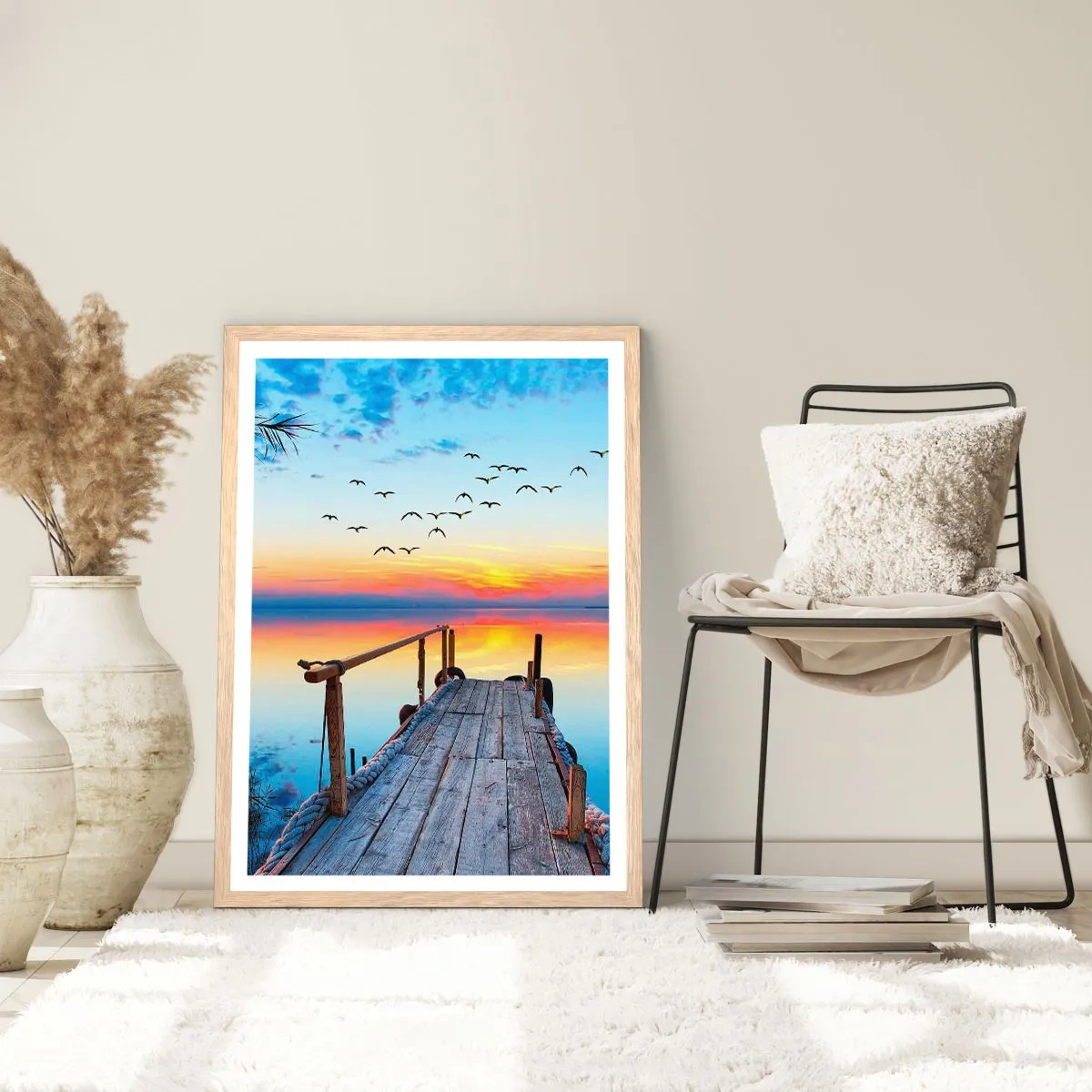 Plakat w ramie jasny dąb - Pora wracać… - 40x50 cm