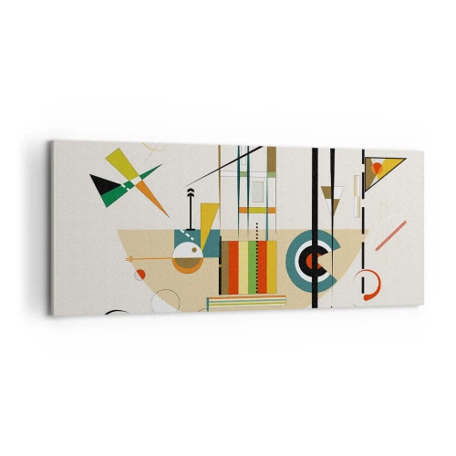 Obraz na płótnie - I świat się śmieje - 100x40 cm
