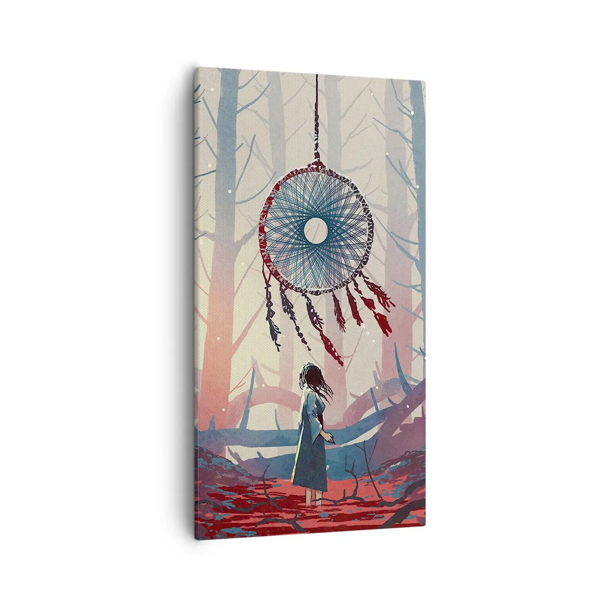 Obraz na płótnie - Tajemny rytuał szczęścia - 55x100 cm