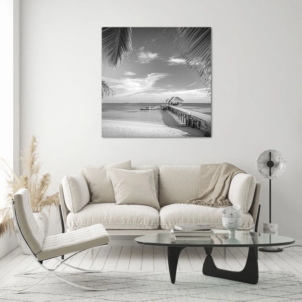 Obraz na szkle - Wspomnienie czy marzenie? - 60x60 cm