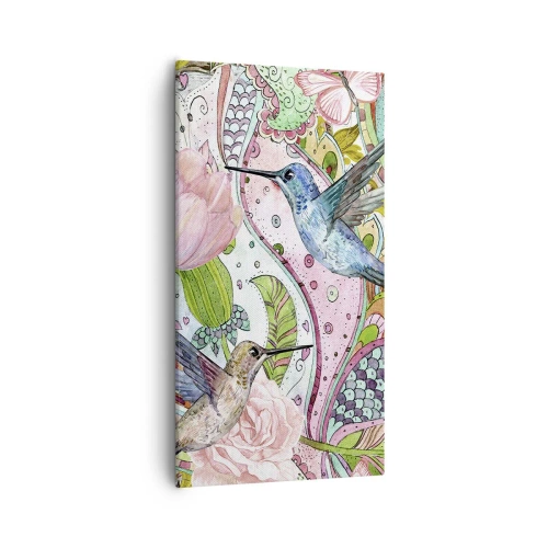 Obraz na płótnie - Wplątane w pnączach - 55x100 cm