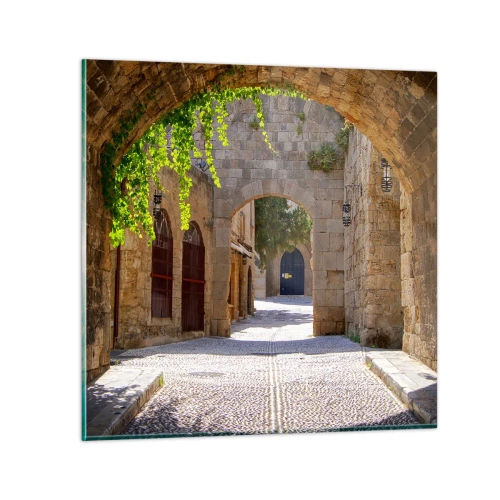 Obraz na szkle - Zaraz pojawi się orszak - 70x70 cm