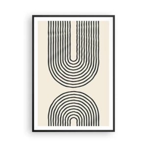 Plakat w czarnej ramie - Już za chwilę… - 70x100 cm