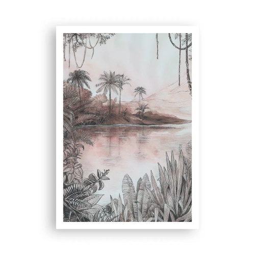 Plakat - XIX-wieczny pamiętnik odkrywcy - 70x100 cm