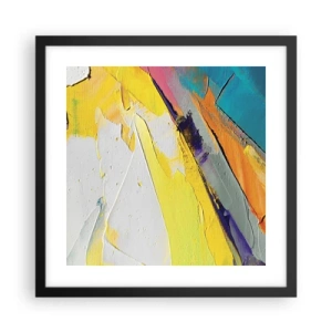 Plakat w czarnej ramie - Anatomia światła - 40x40 cm