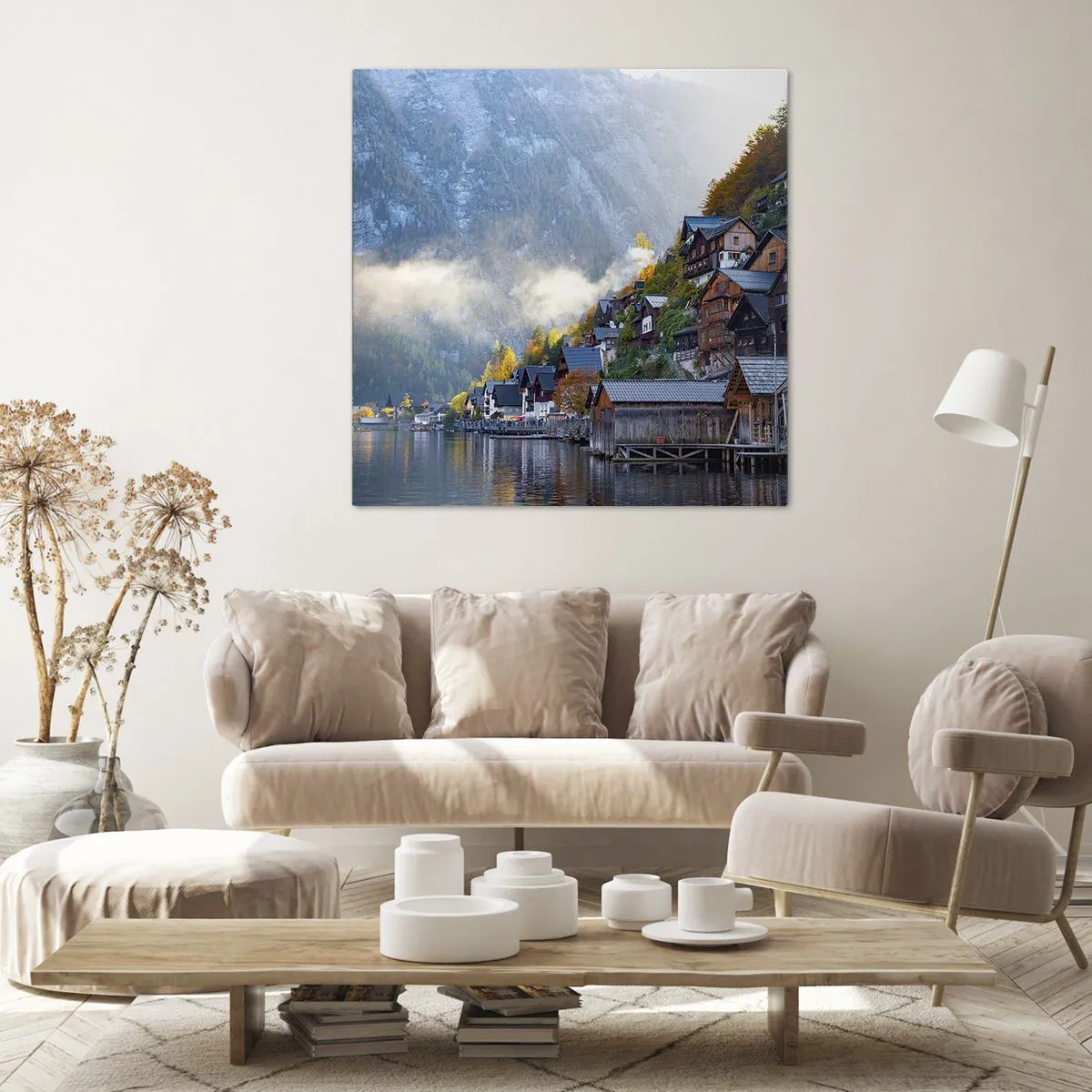 Obraz na płótnie - Alpejskie klimaty - 70x70 cm