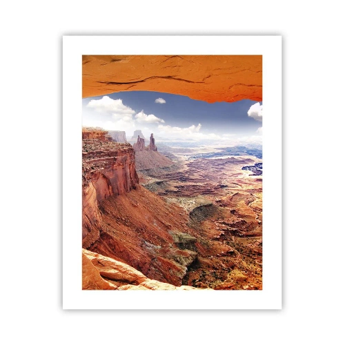 Plakat - Wyrzeźbione przez samą naturę - 40x50 cm